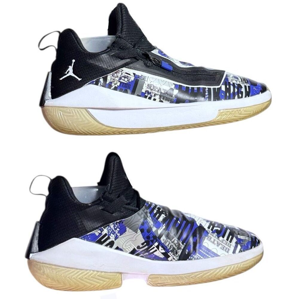Air Jordan Jumpman Hustle 'Dark Concord' Basketball Shoes AQO397-500 Size 9.5 - Picture 10 of 16